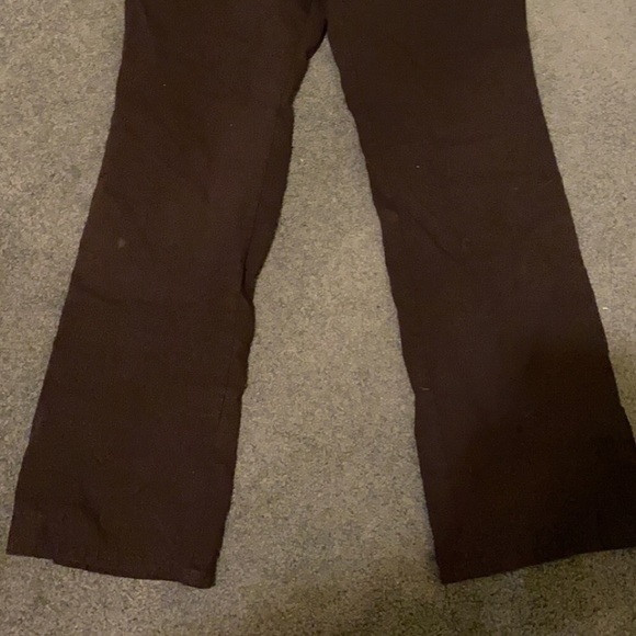 Chocolate Brown Flared Pants - Picture 4 of 6